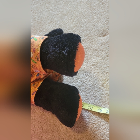 Build-A-Bear MIDNIGHT SPARKLE BLACK CAT Halloween Plush With Boo T-shirt & orang - Picture 8 of 10